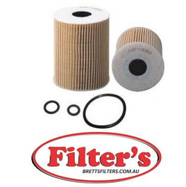 OE33004 OIL FILTER   SKODA Fabia Eng.Lub.Sys May 10~ 1.2 L 5J6 CFW  SKODA Praktik Eng.Lub.Sys Jun 07~ 1.2 L 5J CFW
