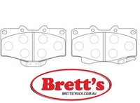 8DB 355 015-351 DISC PAD SET FOR FRONT WITH ACOUSTIC WEAR WARNING DB1149 GDB797 8DB355015-351 FOR Toyota HiLux Nov 1988 - 1997 RN105, RN106, RN110, RN130, 4WD  Toyota 4 Runner 1990 - 1996 SR5 4 & 6 Cyl