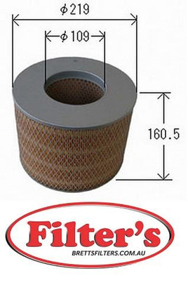 A1009 AIR FILTER FOR HINO DUTRO AC Delco ACA175 AZUMI A26009 DONALDSON P849109 P849110 FLEETGUARD AF26513 FSA FA3370 FA-3370 NISSAN AY120TY086 SAKURA A-3370 A3370 FOR TOYOTA 17801-78040 1780178040