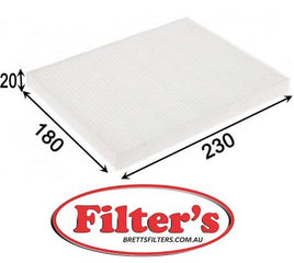 AC9410 CABIN AIR FILTER  AZUMI AC11410 KIA 971331P000 97133-1P000 MANN CU 23 010  CU23010 NIPPARTS N1340310 SAKURA CA-28140 CA28140