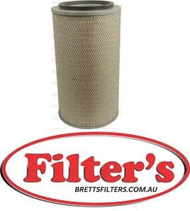 P182090 AIR FILTER   TEREX 9059575 DONALDSON P181090 P182090 BALDWIN PA2641 AGCO: 4319263, 4319263V - AMC: SFA1090P - BALDWIN: LL2641 - CASE: V450543, VO450543 - CATERPILLAR: 7E0974 - CHARDONNET: 721810900 - DEUTZ: 04372555