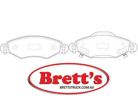 PN0369  DISC PAD SET NiBK JNBK FRONT FOR KIT   PEUGEOT044650D040 SBBP20369 FOR  TOYOTA04465-0D010 TRWGDB3324