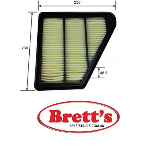 A28005 AIR FILTER HONDA Civic Honda Civic 1.6L TDi 04/2013-on Air Filt ...