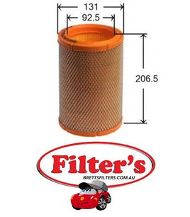 A43123 AIR FILTER  AZUMI A43123 RENAULT Laguna  Air Supply Sys Sep 98~Mar 01 1.9 L F9Q 716