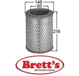 A43140 AIR FILTER   RENAULT Safrane  Air Supply Sys Dec 92~Jul 96 2.5 L B548 S8U763