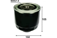 FC0033  FUEL FILTER  MITSUBISHI Triton Fuel Supply Sys Jan 05~Apr 15 2.5 L KB4T 4D56 Fuel Supply Sys Apr 10~ 2.5 L KB4T 4D56 Fuel Supply Sys Mar 06~ 3.2 L KB8T 4M41
