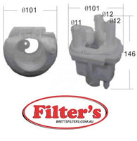 FS2508 IN TANK INTANK IN-TANK FUEL FILTER  AZUMI FST25008 MAZDA HD00-13-480M2 AZUMI FST25008 MAZDA HD0013480M2