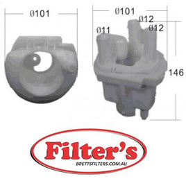 FST25008 IN TANK INTANK IN-TANK FUEL FILTER  MAZDA Premacy   Fuel Supply Sys Jul 09~ 2L CWEAW LF-VE Fuel Supply Sys Sep 10~ 2.0 L 2.0L CWEFW LF-VDS