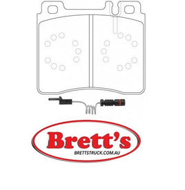 PN0029W DISC PAD SET NiBK JNBK FRONT KIT  Mercedes-Benz S Class 1993-1999 S600 W140  Mercedes-Benz S Class Sep 1993-1999 S280, S300, S320, S420, S420L, S500C, S500L, S600L    FiT FP0577E FMSI D577-7457 SB BP31029W