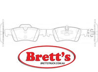 PN0507  DISC PAD SET NiBK JNBK REAR KIT   BENDIX AUSDB2049 FiTFP1122 FMSID1122-8228 MERCEDES004.420.52.20 MERCEDES164.420.15.20