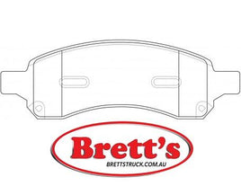 PN0517  DISC PAD SET NiBK JNBK FRONT KIT   CHEVROLET (GM) SSR CHEVROLET (GM) Trail Blazer CHEVROLET (GM) Traverse