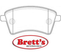 PN0532  DISC PAD SET NiBK JNBK FRONT KIT   MERCEDES-BENZ Citan - Class : 108 RENAULT Kangoo II RENAULT Kangoo II Be Bop