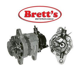 15220.034 ALTERNATOR 24V 30AMP MITSUBISHI CANTER  MITSUBISHI FUSO CANTER  FG434 4D31 1989-1995 4X4  FG439 4D34 1991-1995  4WD  MITSUBISHI ALT58799 A3T76182 A3T76682 ME037640 65-6601 ME017591 ME017600 IKP 3V0109