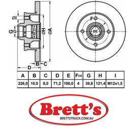 RN1925 DISC ROTOR FRONT NiBK JNBK PAGID 50263 PAGID 53911 PAGID 53912 PAGID 54542 PILENGA 5155 PILENGA 5159 QH BDC3712 REMSA 6024.00 ROADHOUSE 6024.00 ROADHOUSE 6583.10 SB BR33169 SBS 1815202325 SBS 18152047121 SBS 1815204726 SBS 1815209935