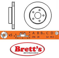 8DD 355 115-191 54743PRO  Front Brake Disc DR12559 DBA2726 FOR LEXUS TOYOTA DELPHI BG4139 FiT FR0369V LEXUS 4351230310 SB BR21158T TEXTAR 92174303 TOYOTA 43512-0P010 435120P010 TOYOTA 43512-30310 4351230310 TRW DF7340 8DD 355 115-191 8DD355115-191 54743