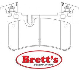 PN0557  DISC PAD SET NiBK JNBK REAR KIT   MERCEDES-BENZ C-Class : C 63 AMG MERCEDES-BENZ CLS-Class : CLS 63 AMG MERCEDES-BENZ E-Class : E 63 AMG