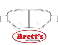 PN0581  DISC PAD SET NiBK JNBK REAR KIT   CHEVROLET (GM) Malibu CHEVROLET (GM) Pontiac Grand Am