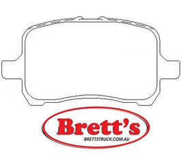 PN0583  DISC PAD SET NiBK JNBK FRONT KIT   CHEVROLET15243704 CHEVROLET15808204 CHEVROLET20881786 CHEVROLET22 705 327 CHEVROLET25809846 CHEVROLET25894320 FERODOFDB 4406