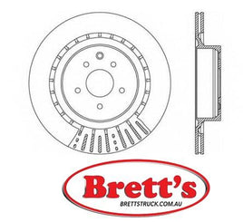 RN1890V DISC ROTOR REAR NiBK JNBK RN1890  Blue Print ADN143158 BR15585  REL10717 PROTEX DR12827 DBA DBA2315 DBA 2315 FiT FR1017V FR1017 NIPPARTS N3311051  NISSAN 43206-JL00A 43206JL00A SB BR22194T