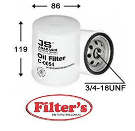 C33054 OIL FILTER  SEAT Alhambra Eng.Lub.Sys Aug 96~Jun 00 1.9 L AFN Eng.Lub.Sys Aug 96~Jun 00 1.9 L AVG  SEAT Cordoba Eng.Lub.Sys Sep 96~Jun 99 1.9 L AFN  SEAT Ibiza II Eng.Lub.Sys Sep 96~Aug 99 1.9 L AFN