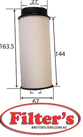 FE23001  FUEL FILTER  MITSUBISHI FUSO   CANTER   FECX1 FEC-X1 CANTER 2016- 918 FUL104  SAKURA EF-10050  EF10050 F-10050 F10050 SPO4025003 WESFIL SPO2738639  WCF213 WCF213NM 500054702 IVECO CNH CNHI 5801354114 EXXEL 14240.104 FUL104