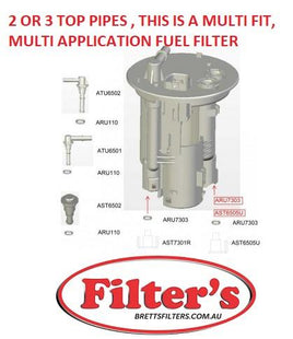FS6502  IN-TANK FUEL FILTER  LANCER  CG 4G94   2.0L  2002-2003 LANCER  CG 4G94 MPFI SOHC 16V 4 2.0L 2L  Pajero iO 1.6L  1.8L  2.0L  2L  1999-2003    QA   4Cyl  4G18 4G63 4G93 MPFI  SOHC 16V  MITSUBISHI    PAJERO - IO - 1999-2004