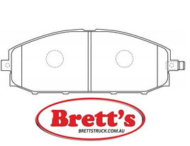 DB1361-4WD FRONT DISC PAD SET NISSAN Patrol GU GUII Y61 4x4 Wagon 3.0 4.2 4.5 GUII Y61 4x4 4.8L ADB1361 DB1361 GDB3222 AY040-NS092 NISSAN41060-VC290 NISSHINBOPF-2413 NISSHINBOPF-2545 PAGIDT1370 SUMITOMOSN581P TEXTAR2361119005 TRW
