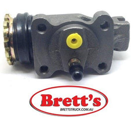 11510.062 LEFT HAND FORWARD LH FWD FRONT WHEEL BRAKE CYLINDER 1"1/8 BORE MAZDA FORD TRADER 0409 FORD TRADER O409   8/1989-2000  O509 8/1989-8/1995  MAZDA T SERIES T3500   8/1989-8/1995  T4000 5 STUD 1989-2000