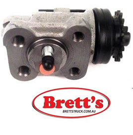 11510.087 LH LEFT REARWARD FRONT WHEEL CYLINDER MITSUBISHI FUSO CANTER   FH100 1989-1995 FK415 1985-5/1992 FK417 1989-1995 FK617 1995-10/1997 FK617 FIGHTER 10 2003-11/2007 FK618 1995-10/1997