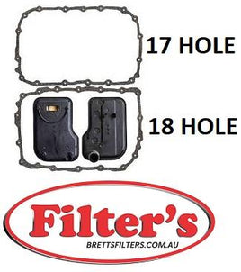 WCTK135  AUTO TRANSMISSION FILTER KIT  TRANSMISSION SERVICE KIT RTK178   HOLDEN WCTK135 WITH A 17 AND 18 HOLE GASKET OPTION