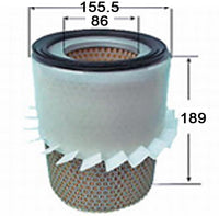 A23015Z AIR FILTER ISUZU  NPR58  4BE1  3.6L  1994-96  AIR FILTER  CREW CAB AC Delco ACA95 AZUMI A23015 BOSCH 0986AF2378 DONALDSON P115070 FILTRON AM4684 FLEETGUARD AF25500K FLEETGUARD AF4696 FRAM CAK5722 FSA FAS1034  E758L