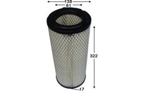 A5502 AIR FILTER  CATERPILLAR Compactors CP663E; CS663E CP663E, CS663E w/3056, 3056E Engs. CATERPILLAR Compactors CS531D CS531D w/3116 Eng. CATERPILLAR Compactors CS573D CS573D w/3116 Eng.
