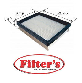 A22019 AIR FILTER NISSAN Micra Air Supply Sys Jul 10~ 1.2 L K13K HR12DE  Air Supply Sys Mar 11~ 1.2 L K13K HR12DR  NISSAN Note Air Supply Sys Sep 12~ 1.2 L E12 HR12DE Geo:JP