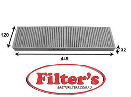 AC0140C CABIN AIR FILTER RCA226 RCA226C N12B16A N16B16A  DOHC 16V  Mini    Cooper JCW 1.6L    2008-    R55/56/57/58/59/60. T/Pet. 4Cyl. N14B16C 16B16CD   2011-   R56 R60 Turbo Diesel  WACF0137 64319127515 CA-30110