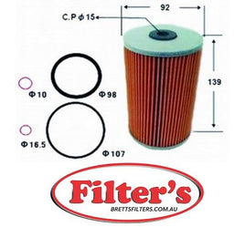 FE315Z  FUEL FILTER YANMAR 41650-502330 41650502330   PF332 Hitachi 4514801  126650-55710 12665055710 DIESEL FUEL FILTER, REPLACES YANMAR 41650-502330 - 6CH 6LY 6LY2 6LY3 6LYA 6LYM