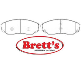 DB1815PM FRONT DISC PAD SET KIA SORRENTO 3.2 3.3 3.5 V6 2.2TD 2.5D 2.4AWD 2002- ON DB1815 FMSI D1301-8417 KASHIYAMA D11130M KIA 58101-2PA70 KIA 58101-3EE0 JCP1735 FDB1735