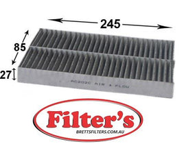 AC202C CABIN AIR FILTER MAZDA Familia Cabin Jun 99~Mar 04 1.3 L BVY11 QG13DE   NISSAN Cedric Cabin Dec 98~Dec 02 2.0 L A33 VQ20DE  Cabin Jan 96~Jun 97 2.0 L Y33 VG20E