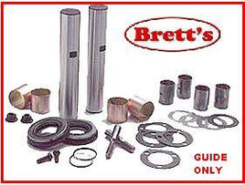 11330.401 KING PIN KIT NISSAN CIVILIAN BUS W40 W41  1993-2009 NISSAN CIVILIAN BUS W40 W41 1993- MGW40 MW40 W40 ED33 3.3L  RGW40 RYW40 RAW40 RW40 W40 TD42 4.2L