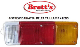 15440.025   TAIL LAMP ASSEMBLY  DAIHATSU DELTA TOYOTA DYNA DAIHATSU DELTA V107 V108 9/84 ON DAIHATSU DELTA V116 V118 V119 9/84 ON DAIHATSU DELTA V138 V158 2004- DAIHATSU DELTA V20 V22 V23 V24 V25 1978-84 DAIHATSU DELTA V30 V31 V32 V34 V35 V36 1978-84