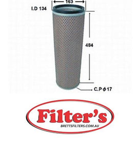 A567J AIR FILTER INNER  KOBELCO EXCAVATORS SK400     PA2583  FILTERS  CAR TRUCK TRACTOR EXCAVATOR UTE