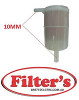 FS232J FUEL FILTER FS-1815 FS1815 WZ322 Z322 PE825 ALG320 16403-03J00 BUY ON-LINE @ BRETTS ALL FILTERS  FORD MAVERICK BK 8CYL 4.2L DIESEL 88-07/89 NISSAN LIGHT VEHICLE PATROL GQ SERIES TB42 ENG 6CYL 4.2L PETROL ASPIRATED 1988-1998