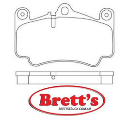 PN0819  DISC PAD SET NiBK JNBK FRONT KIT   PORSCHE Carrera 911