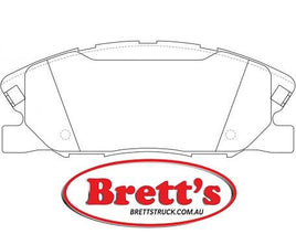 PN0854  DISC PAD SET NiBK JNBK FRONT KIT   DODGE Charger