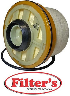 FE193J  FUEL FILTER FOR TOYOTA Innova Fuel Supply Sys Aug 04~Jul 11 2.5 L KUN40 2KD-FTV   AC Delco ACF129 Ashika 30-02-200  3002200 AZUMI FE21193 DONALDSON P505973 FILTRON PE 992  PE992