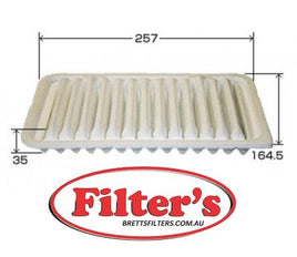 A2909 AIR FILTER MITSUBISHI Delica D:2 Air Supply Sys Dec 15~ 1.2 L MB36S K12C hybrid  SUZUKI Baleno Air Supply Sys Jan 17~ 1.2 L WB32S K12C