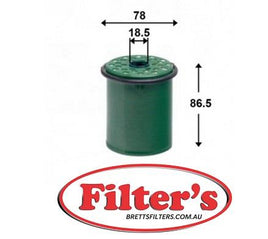 FC40020 FUEL FILTER HENGST FILTER E67KP MAHLE/KNECHT KX 74  KX74 MANN-FILTER P738X PEUGEOT 1906-35  190635 PEUGEOT 190634 PEUGEOT 190654 WIX WF8022