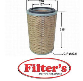 A610J AIR FILTER Baldwin PA2880 Air Filter Equivalent to Fleetguard AF4705 or Donaldson P500042  HINO 178012200 P500042 AIR FILTER  MICROPORE A2760 P500042    NAPA 6426  NIPPON A2760    PTPJM J8540901     A1306