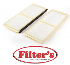 AC4503SET CABIN AIR FILTER SET OF 2 Ford Fiesta 1.6L TDCi 10/10-07/2013 Cabin Filter  WACF0151 WT Turbo Diesel  4C Ford Fiesta 1.6L 10/10-08/13 Cabin Filter   WT  Petrol  4Cyl  HXJ  MP