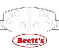 PN1056  DISC PAD SET NiBK JNBK FRONT KIT  FOR TOYOTA Sprinter Trueno =