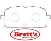 PN1178  DISC PAD SET NiBK JNBK REAR KIT   TOYOTA04466-16010 TOYOTA04466-18010 TOYOTA04466-18018 TOYOTA04492-10010 TOYOTA04492-16010 TOYOTA04492-18010 TOYOTAAY060-TY003 TOYOTAV9118-2008 TOYOTAV9118-B008 TRWGDB3225